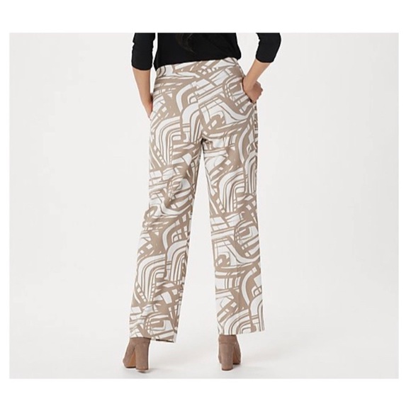 HOST PICK NWOT Dennis Basso wide Leg Pant with pockets - Picture 3 of 3